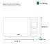 HORNO M.O MABE HMM-11SJW 1.1"
