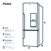 REFRIGERADOR MABE MSM-480LKLSS0 INOX