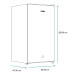 REFRIGERADOR MABE RMF-0411PYMX1 90L INOX