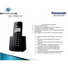TELEFONO PANASONIC KX-TGB110MEB INALAMB