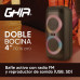 BOCINA GHIA GSP-204 4" DOBLE REC BT USB
